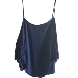 American Eagle Blue Off the Shoulder Top